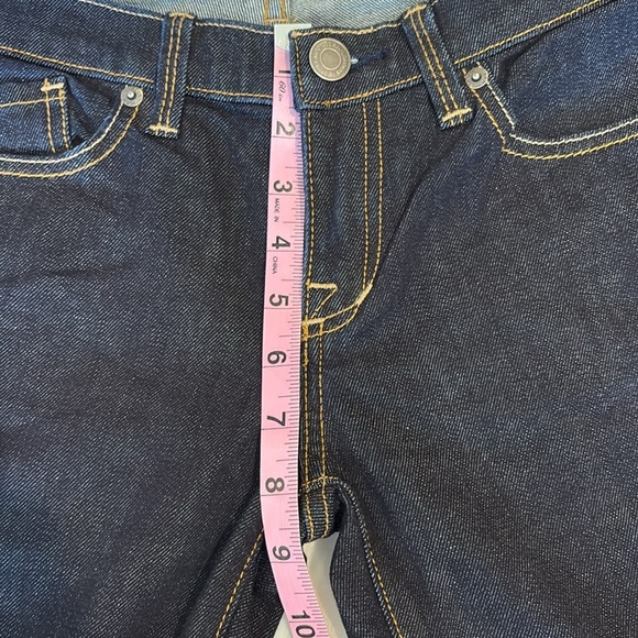 VS Low Rise 5 Flare Dark Denim Jeans Wmn’s Sz 4 Victoria’s Secret - Picture 10 of 10